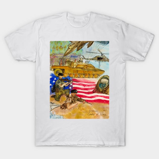 July 4th T-Shirt by Cwang